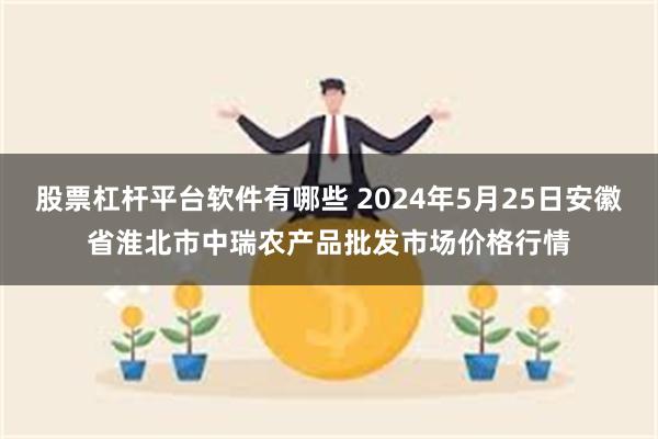 股票杠杆平台软件有哪些 2024年5月25日安徽省淮北市中瑞农产品批发市场价格行情