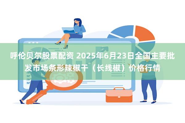 呼伦贝尔股票配资 2025年6月23日全国主要批发市场条形辣椒干（长线椒）价格行情