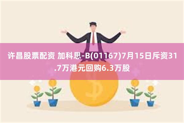 许昌股票配资 加科思-B(01167)7月15日斥资31.7万港元回购6.3万股