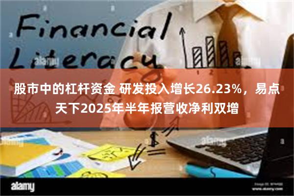 股市中的杠杆资金 研发投入增长26.23%，易点天下2025年半年报营收净利双增